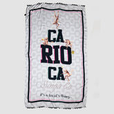CA-RIO-CA Loco Monkey 🐒 Canga de Praia- Brazilian Beach Towel (Sarong / Pareo)
