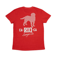 Gostoso Logotipo Regata Ribada com Estampa de Listras em Branco e Preto - Regatas Masculinas