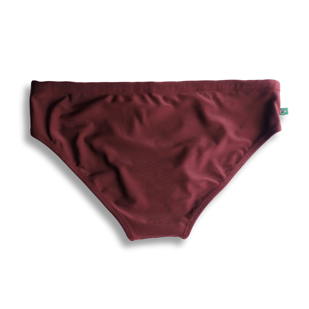 Barolo burgundy solids Men's Swimming Sunga - Beachwear for Men