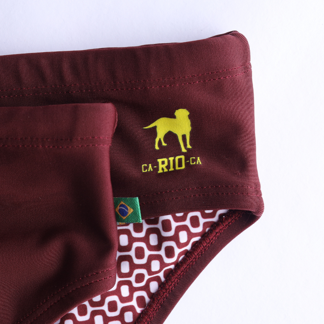 Barolo burgundy solids Men's Swimming Sunga - Beachwear for Men