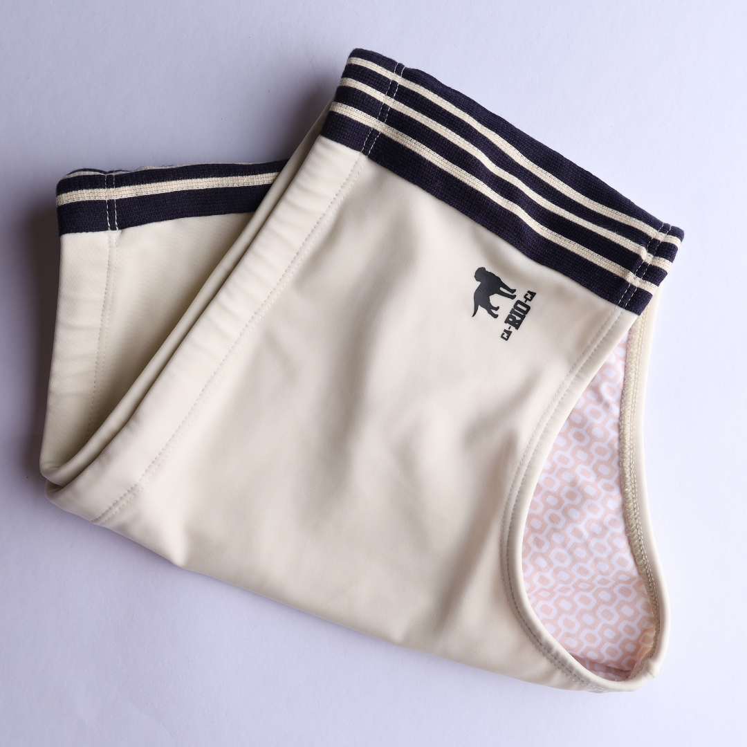 Galão Creme Sunga - Designer Swim Shorts