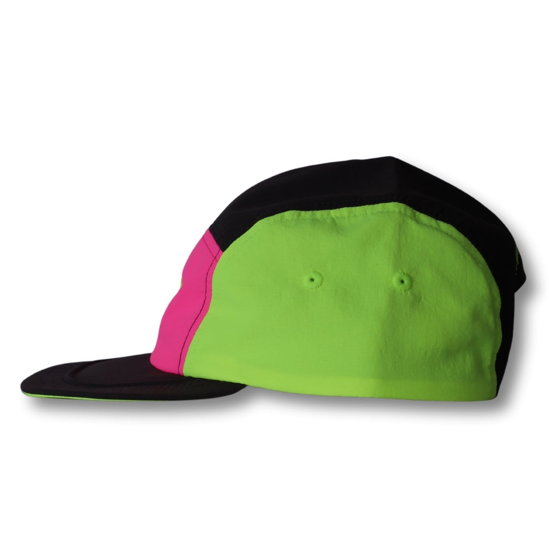 NEON DREAM BIKE CAP HAT - 3 TONE