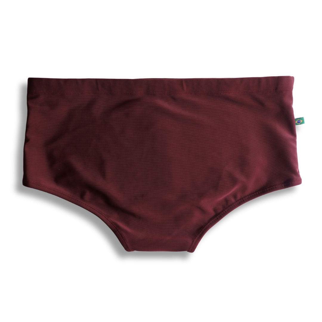 Barolo burgundy solids Men's Swimming Sunga - Beachwear for Men