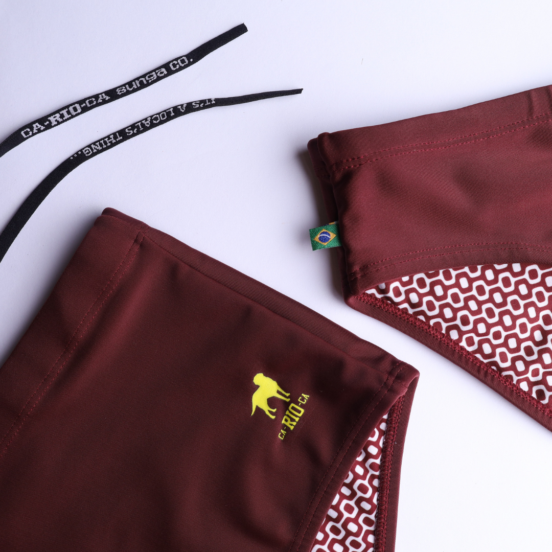 Barolo burgundy solids Men's Swimming Sunga - Beachwear for Men