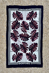 Gostoso Monstera Canga de Praia- Brazilian Beach Towel (Sarong / Pareo)