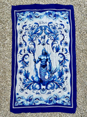 REI NETUNO, Canga de Praia- Brazilian Beach Towel (Sarong / Pareo)