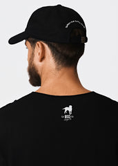 Gostoso Logotipo Regata Ribada com Estampa de Listras em Branco e Preto - Regatas Masculinas