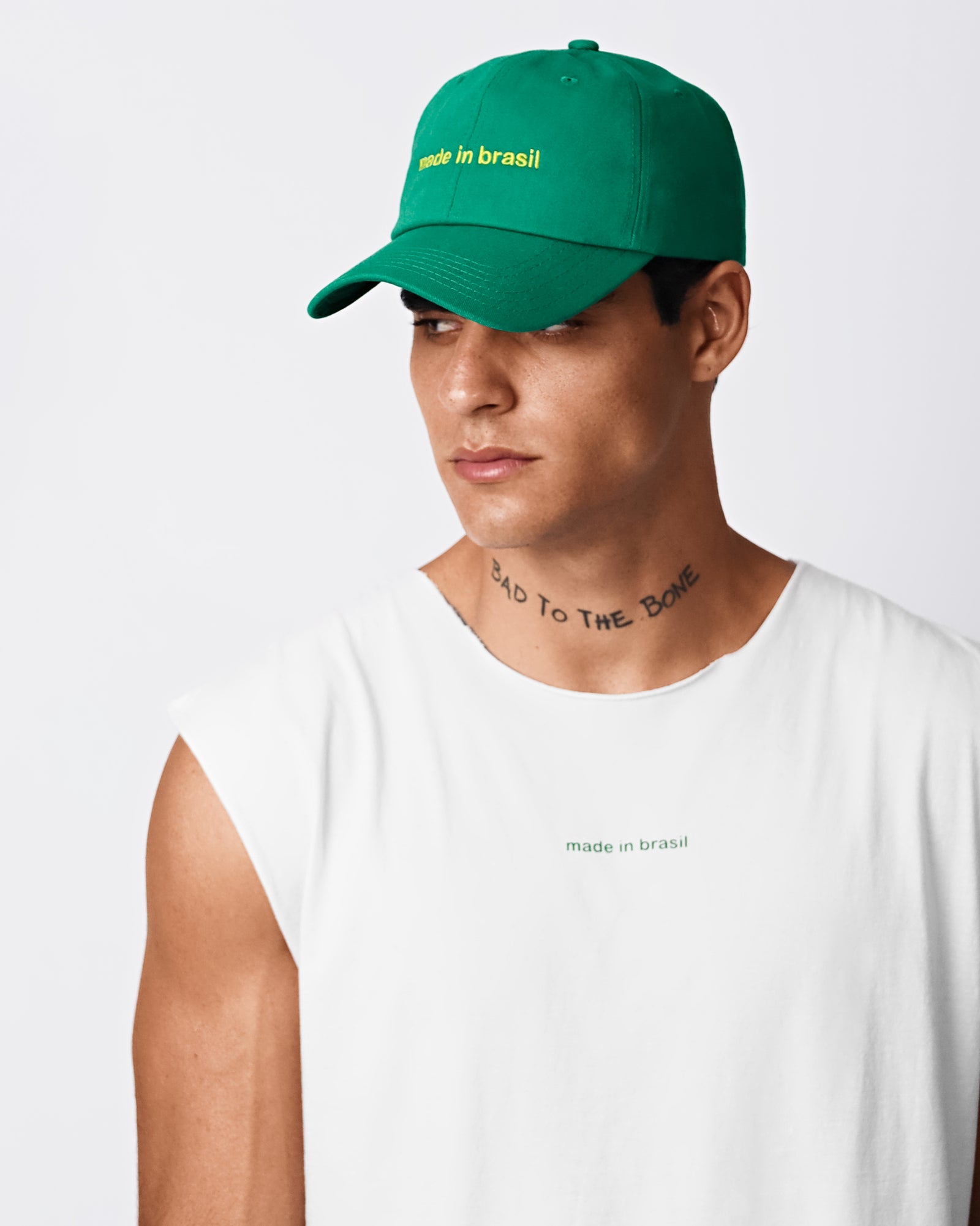 made in brasil - Men's Cotton Sleeveless T-Shirt