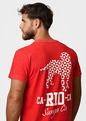 Gostoso Camiseta De Tirantes Acanalada Con Estampado De Rayas En Blanco Y Negro Logotipo - Camisetas De Tirantes Hombre