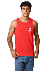 Gostoso Camiseta De Tirantes Acanalada Con Estampado De Rayas En Blanco Y Negro Logotipo - Camisetas De Tirantes Hombre