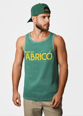 Gostoso Logotipo Regata Ribada com Estampa de Listras em Branco e Preto - Regatas Masculinas