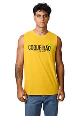 Gostoso Camiseta De Tirantes Acanalada Con Estampado De Rayas En Blanco Y Negro Logotipo - Camisetas De Tirantes Hombre