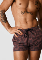 JAVA BROWN Pavement Shorts - Italian Shorts