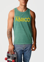 Gostoso Logotipo Regata Ribada com Estampa de Listras em Branco e Preto - Regatas Masculinas