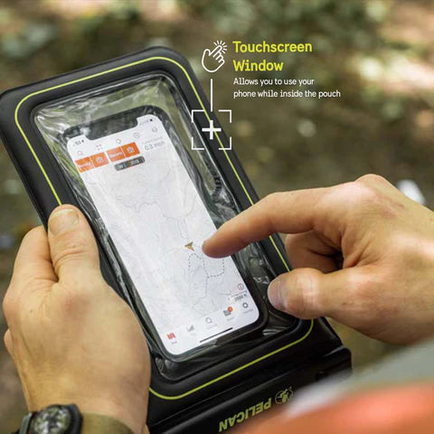 Pelican Marine Waterproof Floating Pouch (Black / Yellow) - CLEARANCE / FINAL SALES