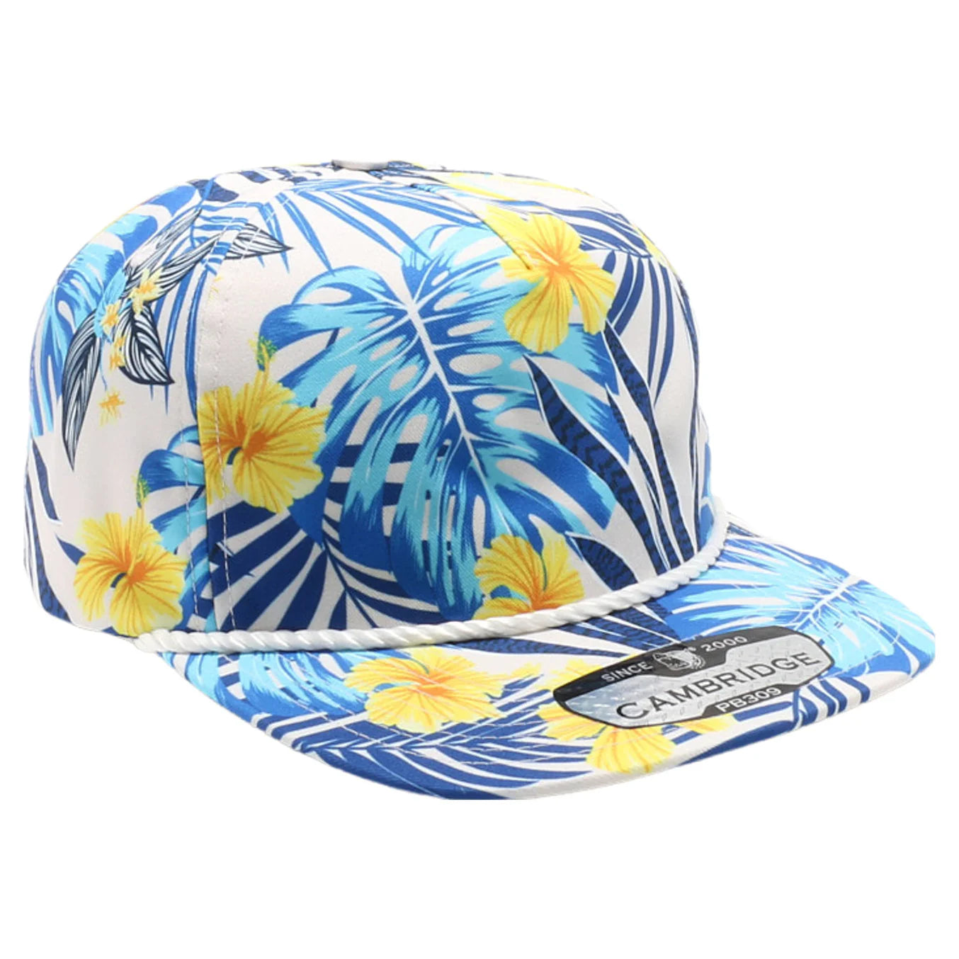 Hawaii Floral Rope Hat in assorted colors - CLEARANCE / FINAL SALES