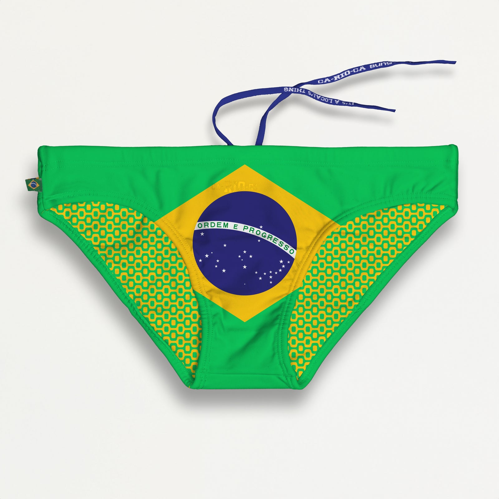 TEAM BRASIL FLAG SUNGA - Moda Praia Masculina - Sunga Masculina Brasileira