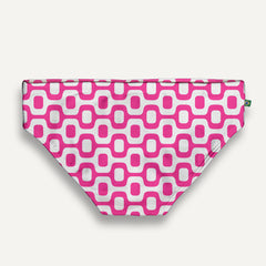 SUNGA PAVEMENT ROSA & BRANCA com corte Clássico e Curto - Moda Praia Masculina Designer