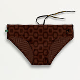 SUNGA JAVA BROWN PAVEMENT em corte Breve & Clássico - Moda Praia Masculina de Grife