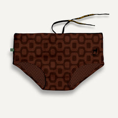 JAVA BROWN PAVEMENT SUNGA in Brief & Classic cut - Men's Designer Swimwear