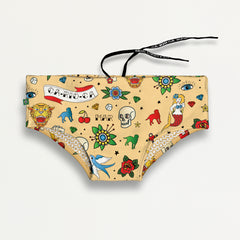 Sunga Tatuagem de Marinheiro - Moda Praia Masculina Exclusiva - LIQUIDAÇÃO / VENDA FINAL