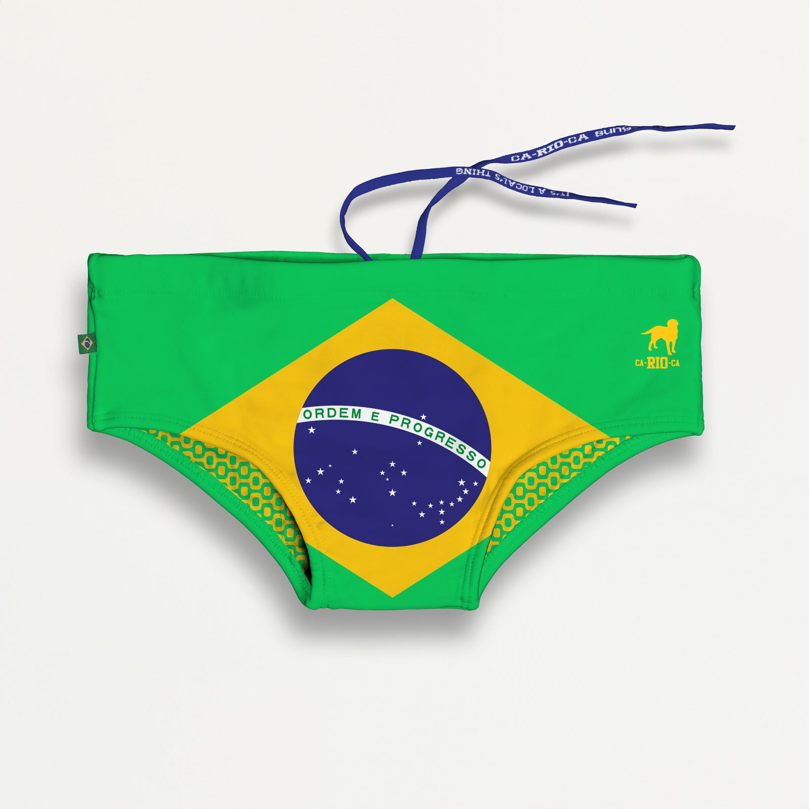 TEAM BRASIL FLAG SUNGA - Moda Praia Masculina - Sunga Masculina Brasileira