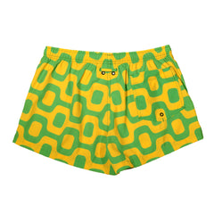 PAVIMENTO VERDE E AMARELO - Shorts Italianos