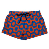 ORANGE & BLUE PAVEMENT SHORTS - Italian Shorts