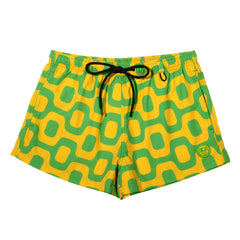 PAVIMENTO VERDE E AMARELO - Shorts Italianos
