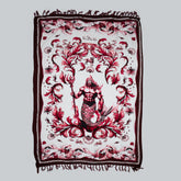 REI NETUNO 🧜🏽♀️ Burgundy Canga de Praia- Brazilian Beach Towel (Sarong / Pareo)