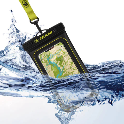 Pelican Marine Waterproof Floating Pouch (Black / Yellow) - CLEARANCE / FINAL SALES