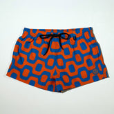 ORANGE & BLUE PAVEMENT SHORTS - Italian Shorts