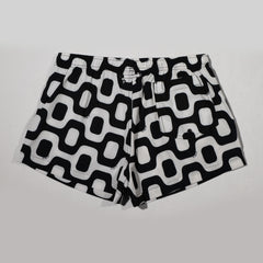 Black & White Pavement Shorts - Italian Shorts