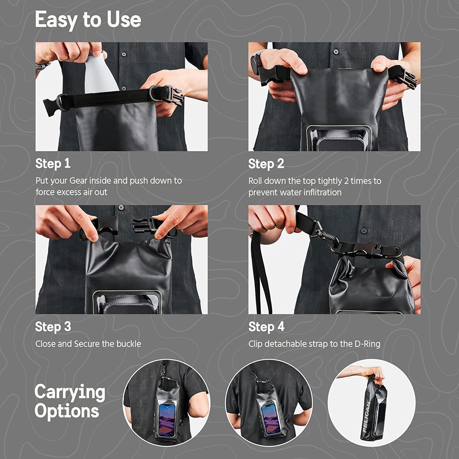 Pelican Marine Water Resistant Dry Bag - CLEARANCE / FINAL SALES