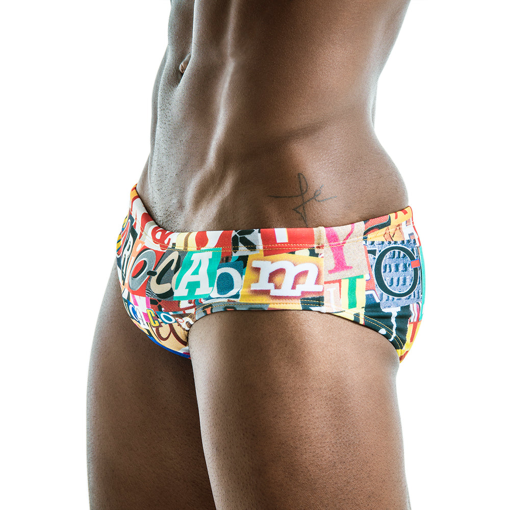 CA-RIO-CA Magazine Sunga - Men's Designer Swimwear - CLEARANCE / FINAL SALES