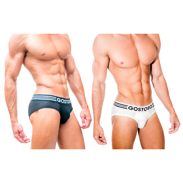 Cueca Gostoso - Cueca Boxer Breve Preto Sólido