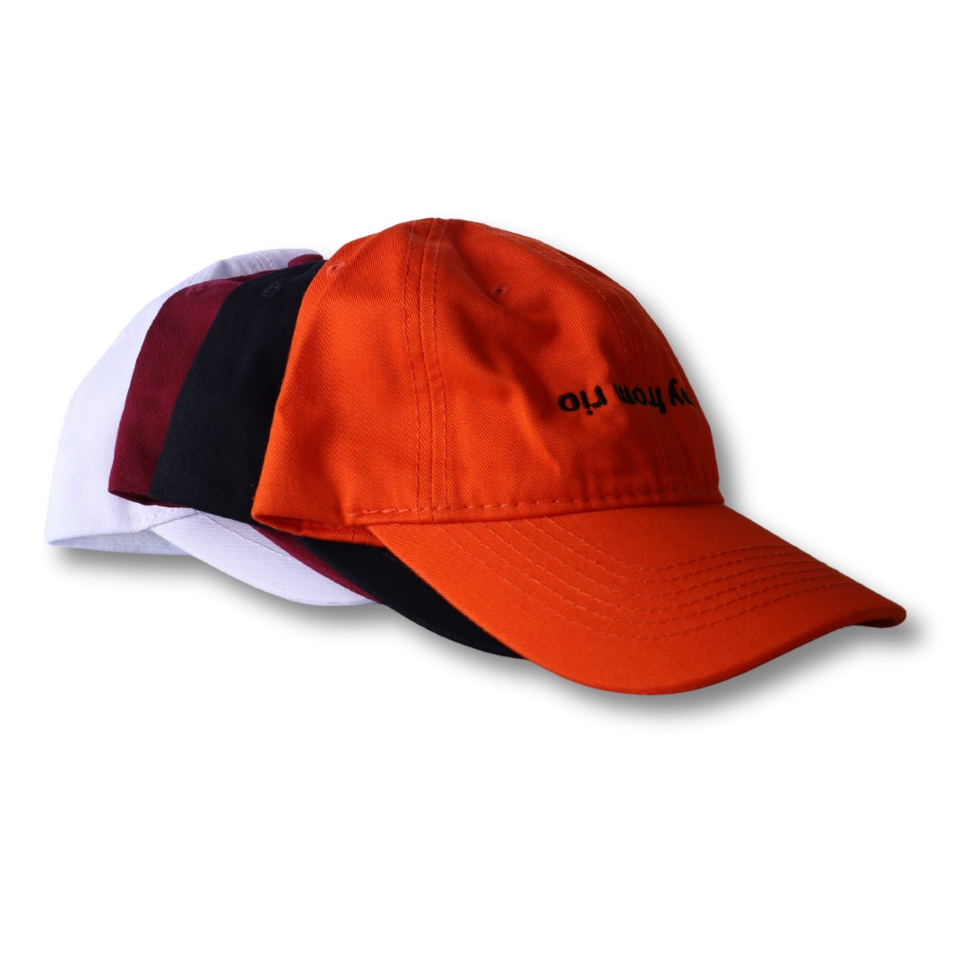 CA-RIO-CA Logotipo Chapéu Pai Pai Bordado - Boné Trucker Masculino - Várias Cores