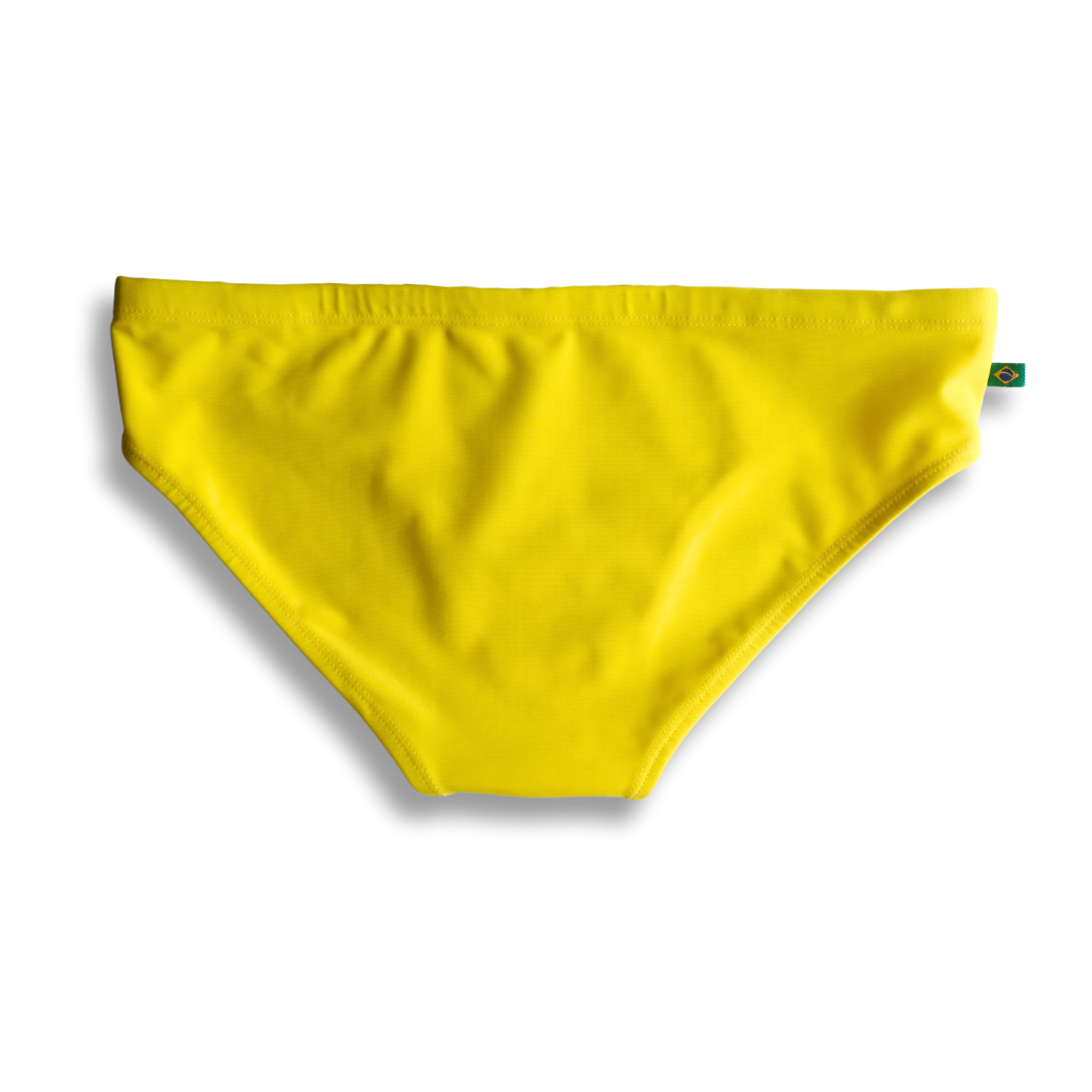 Lemonade Yellow solid Men's Swimming Sunga - Beachwear for Men