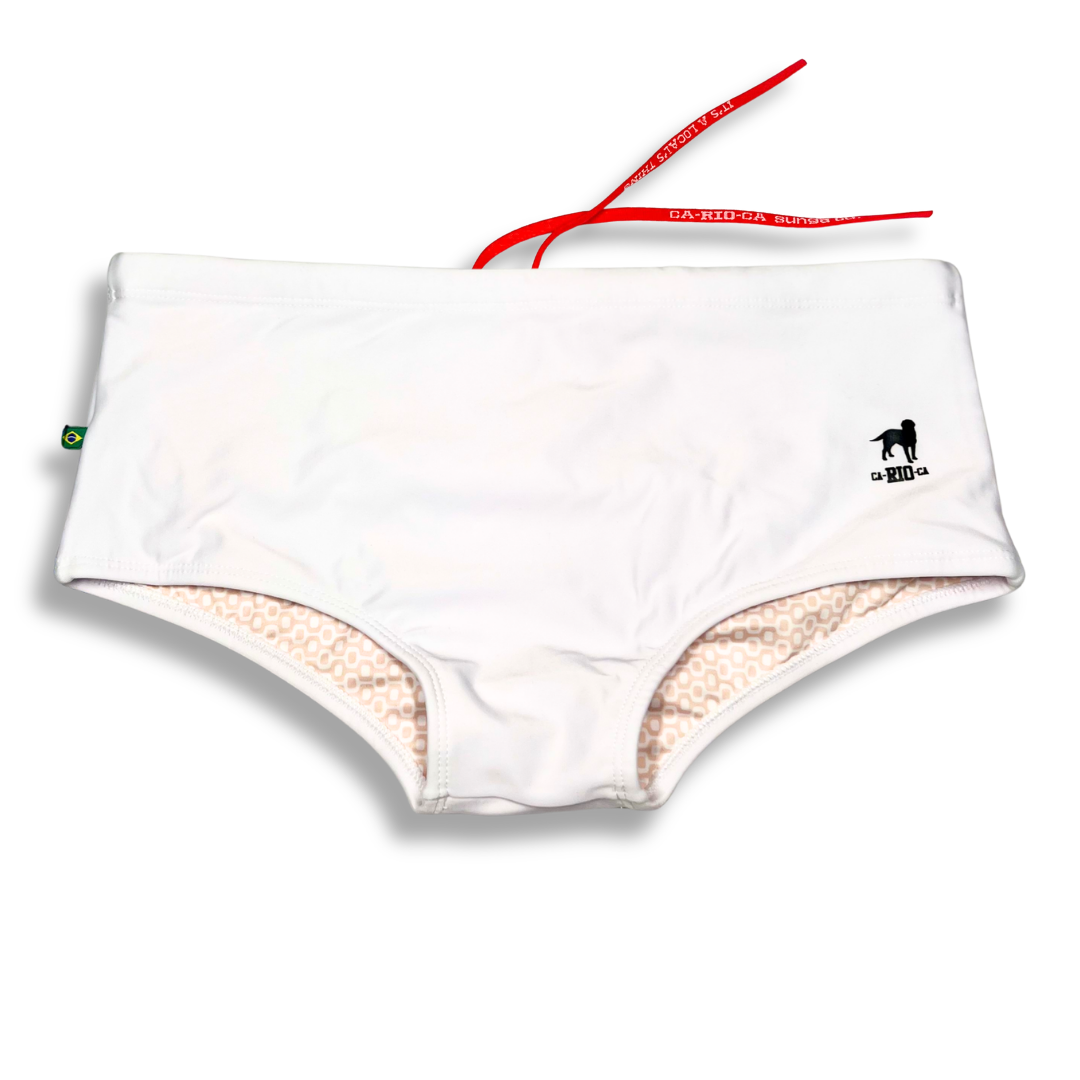Branco / White  Men's Swimming Sunga - Beachwear for Men