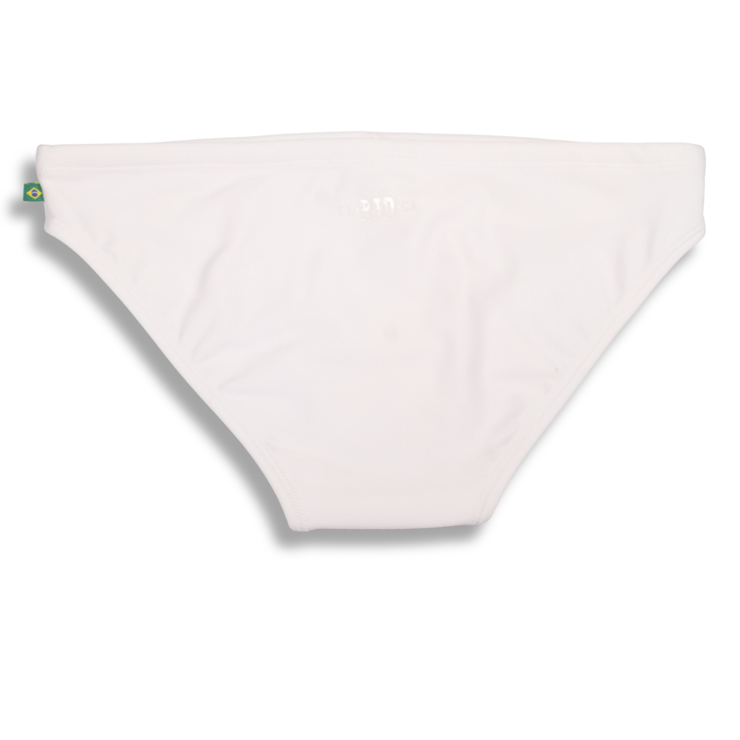 Branco / White  Men's Swimming Sunga - Beachwear for Men