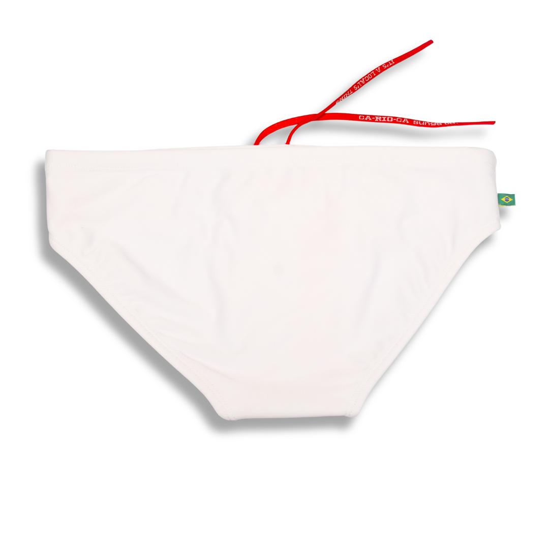 Branco / White  Men's Swimming Sunga - Beachwear for Men