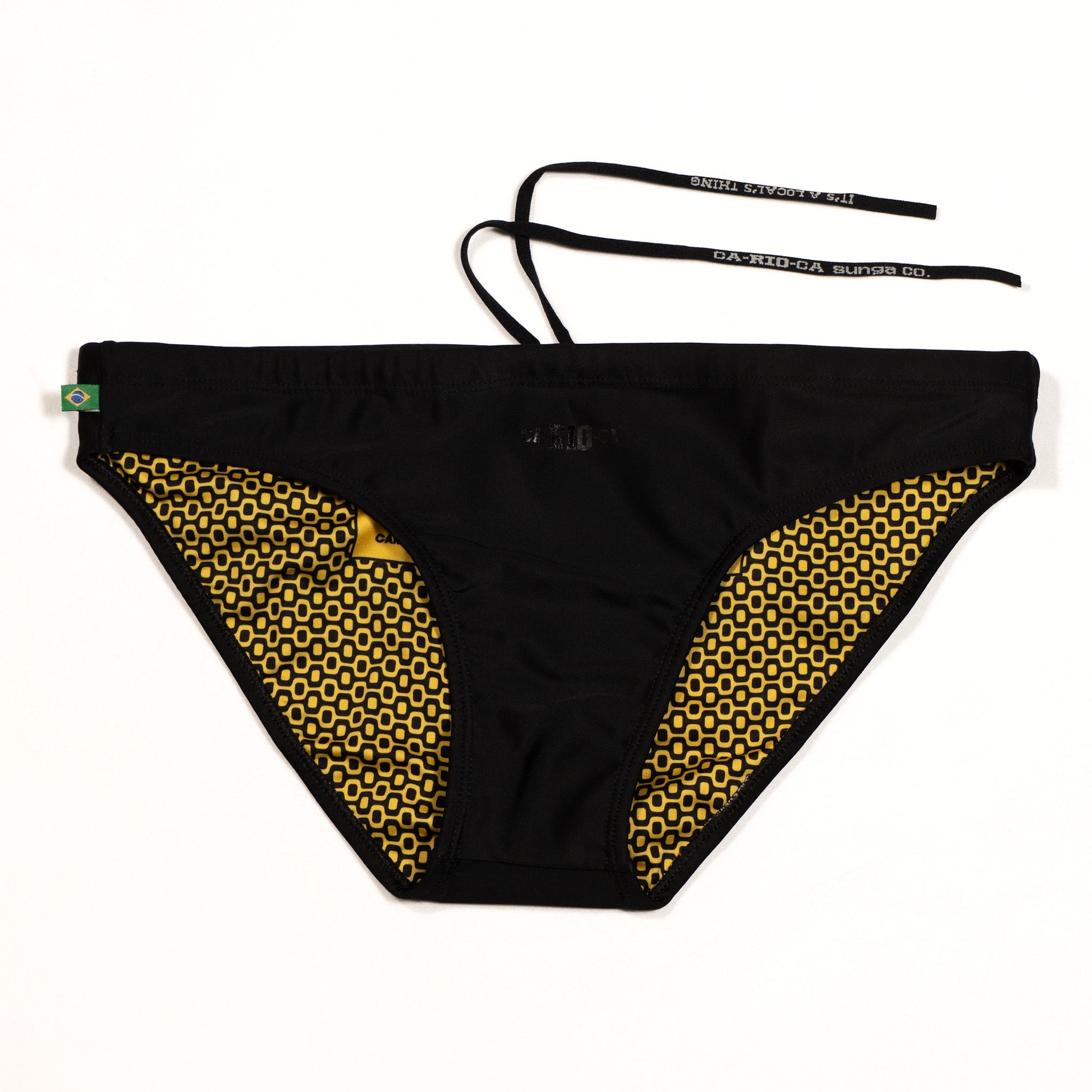 Bikini Cut Solids Colors Sunga - Male Bathing Suit