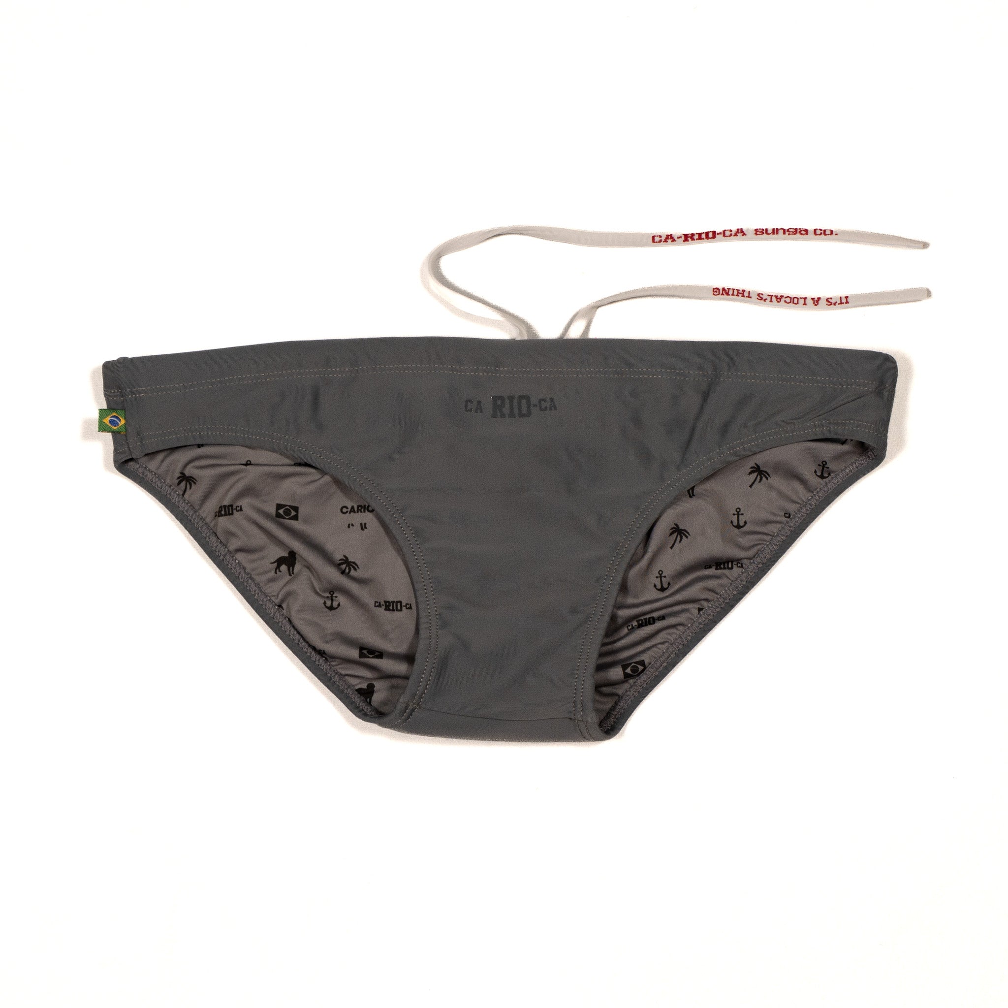 Bikini Cut Solids Colors Sunga - Male Bathing Suit