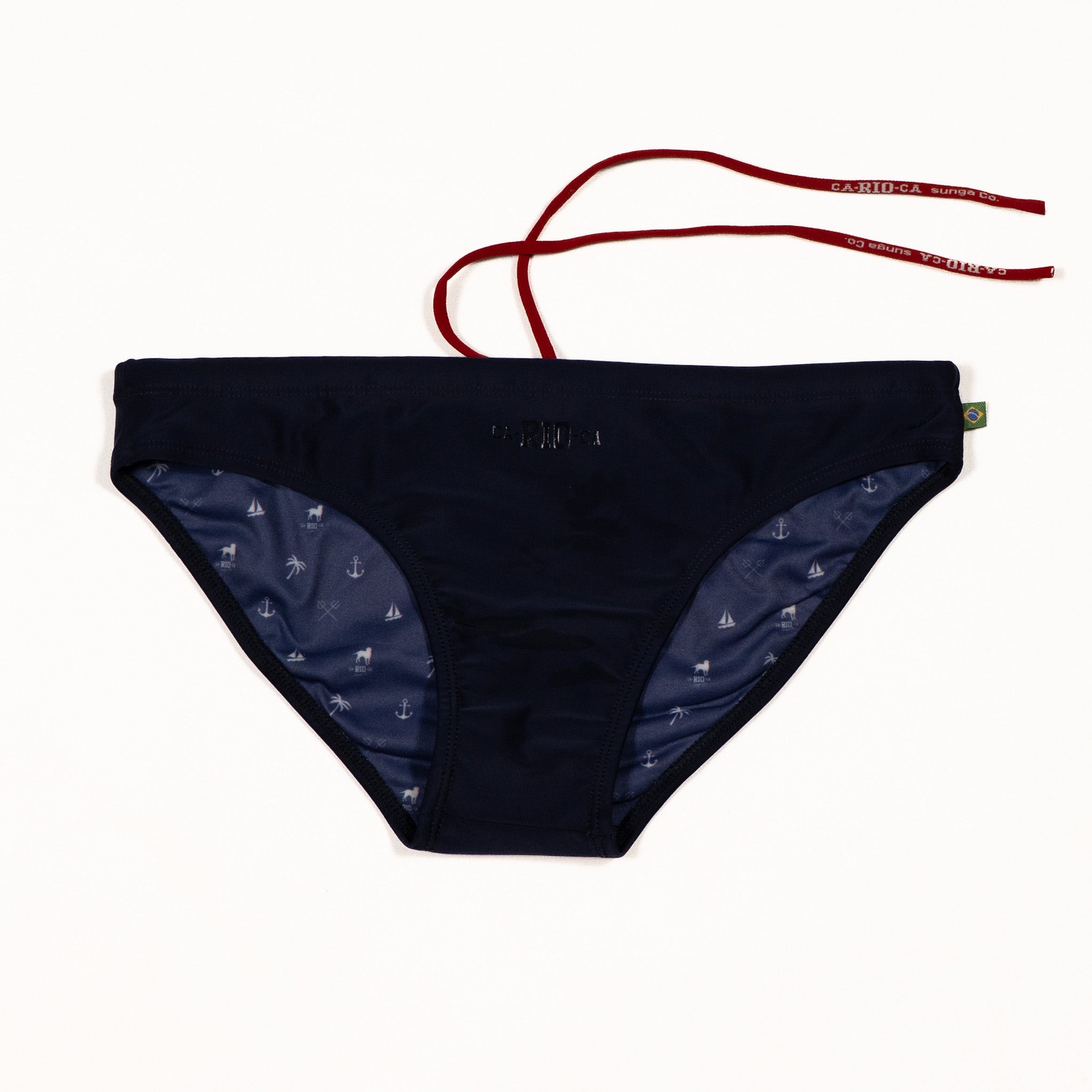 Bikini Cut Solids Colors Sunga - Male Bathing Suit