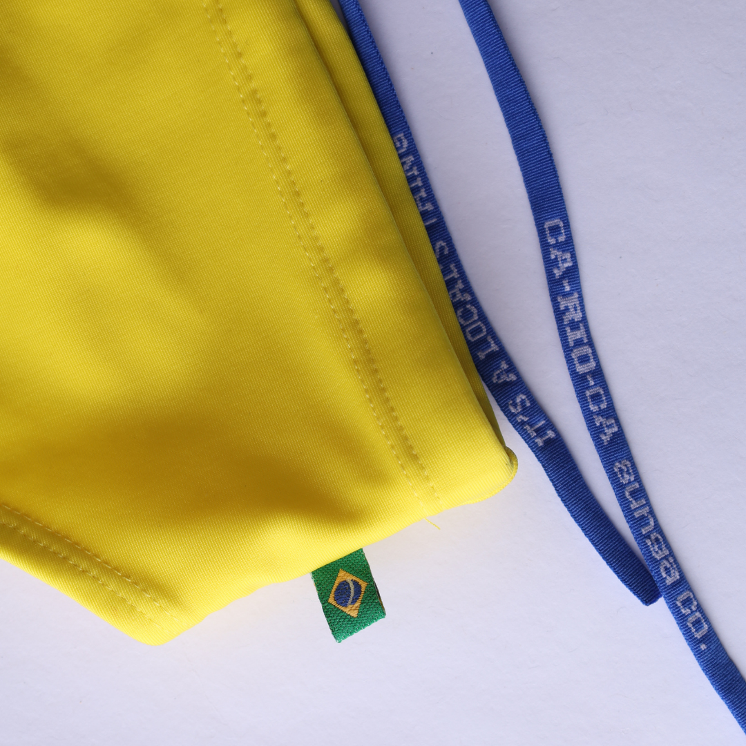 Sunga Masculina Lisa Amarelo Limão - Moda Praia para Homens