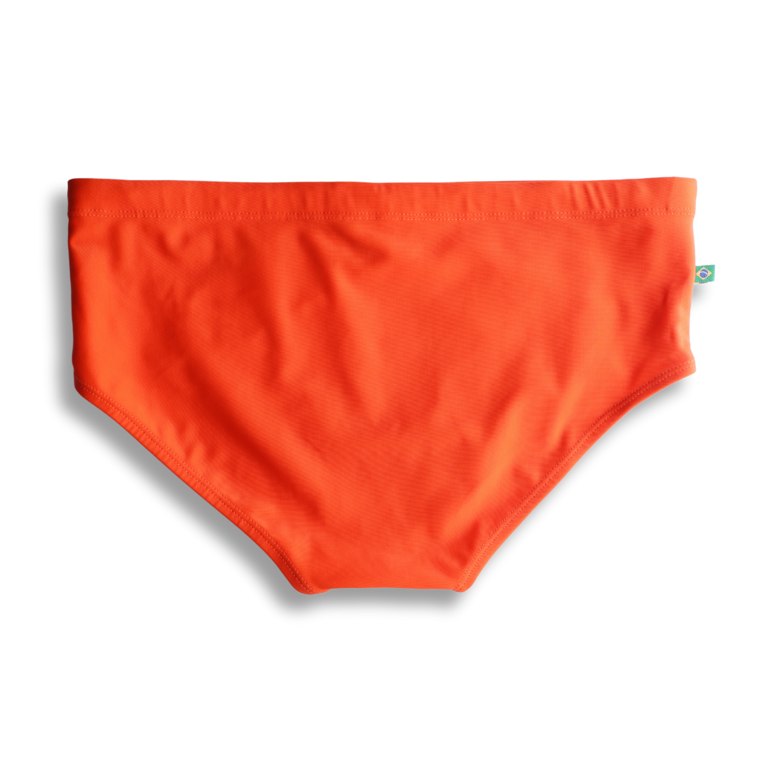 Tangerine solids Men's Swimming Sunga - Beachwear for Men