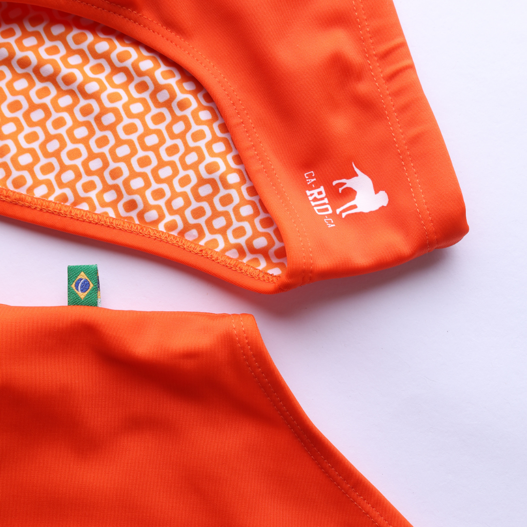 Tangerine solids Men's Swimming Sunga - Beachwear for Men