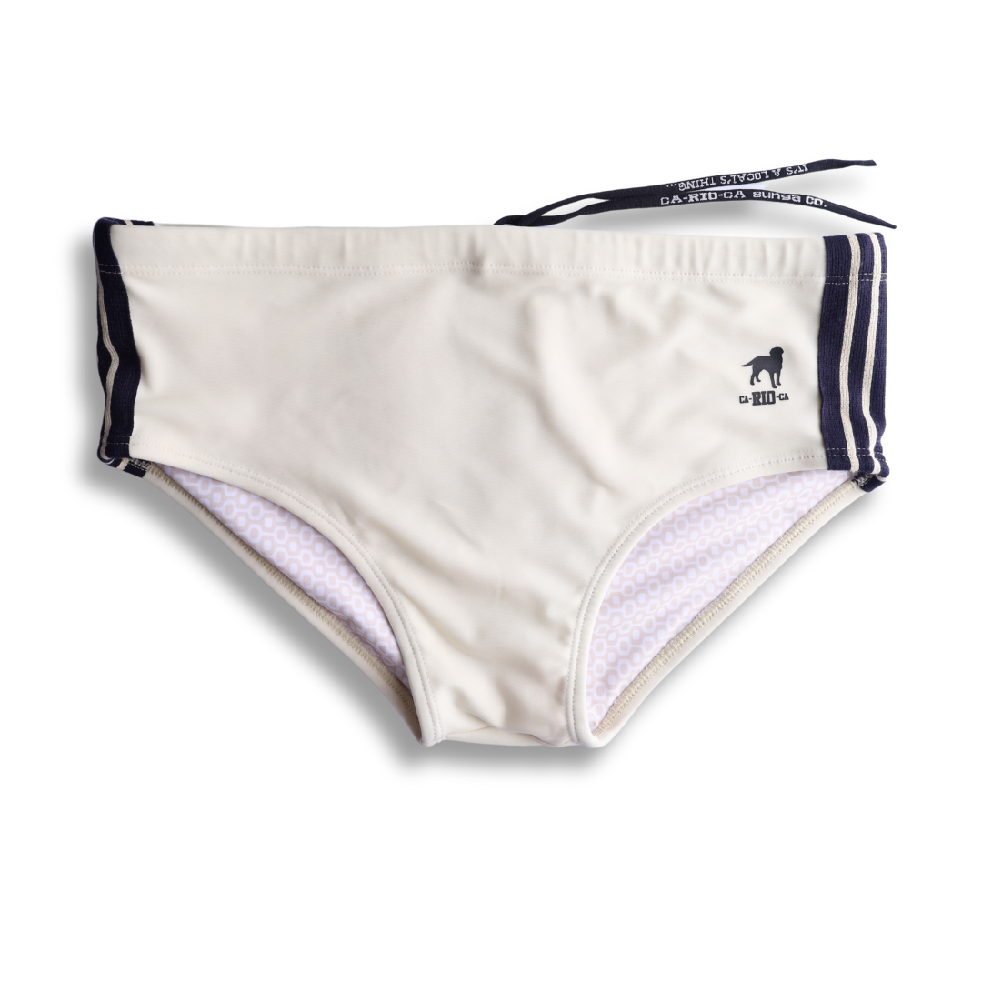 Galão Creme Sunga - Designer Swim Shorts