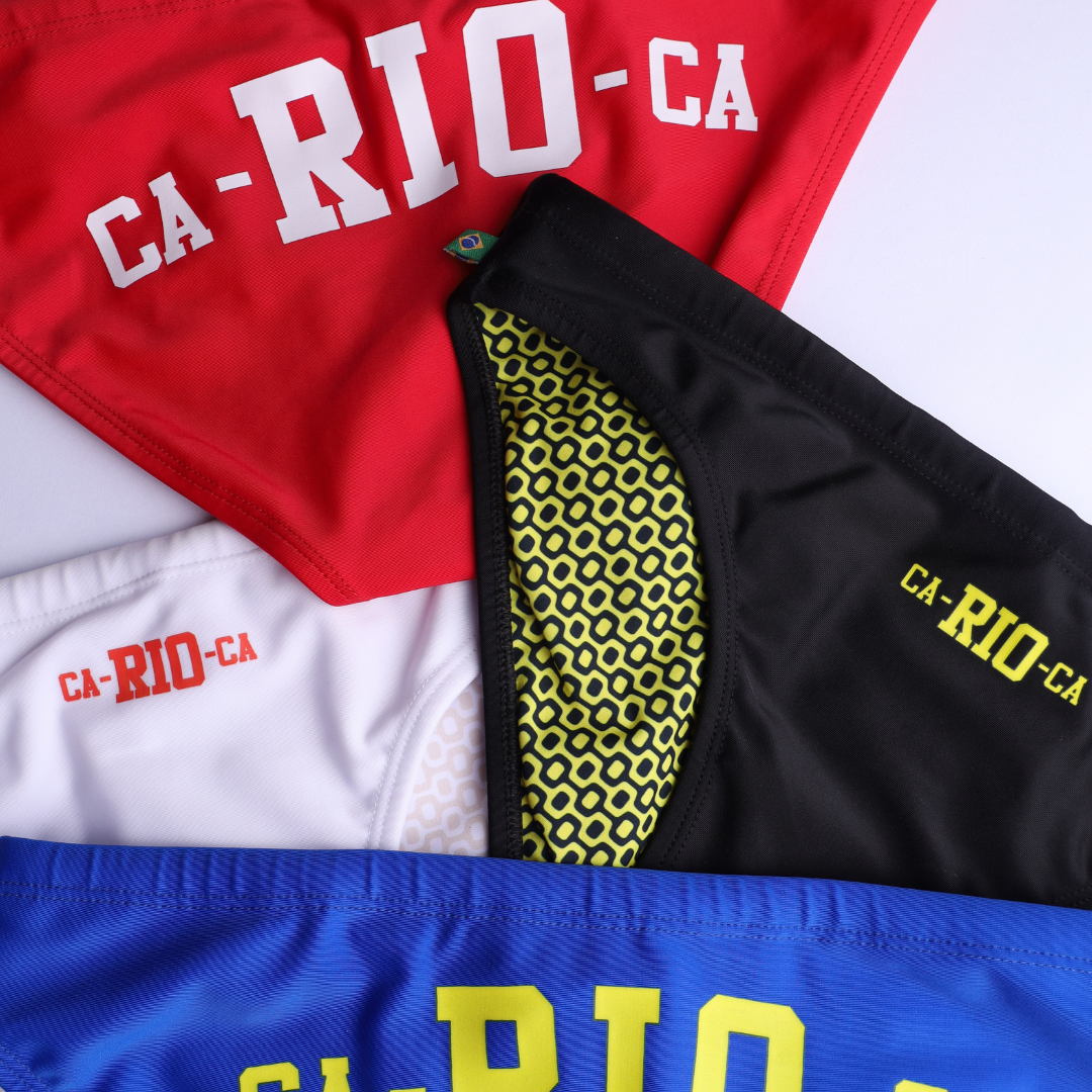 CA-RIO-CA LOGO SWIM Bikini - Men's Swimming Sunga - Beachwear for Men