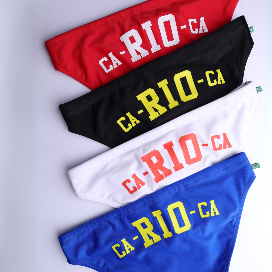CA-RIO-CA LOGO SWIM Bikini - Men's Swimming Sunga - Beachwear for Men